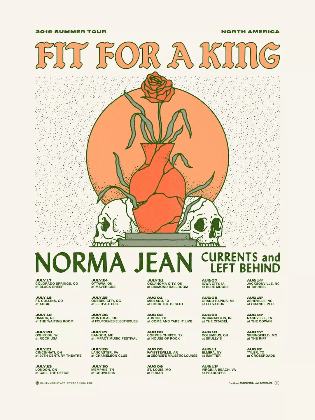 Metalcore Summer Tour: Fit For a King, Norma Jean, Currents, More