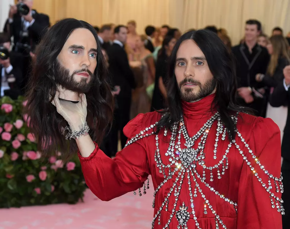 Photos: Jared Leto Takes His Own ‘Decapitated’ Head to the Met Gala