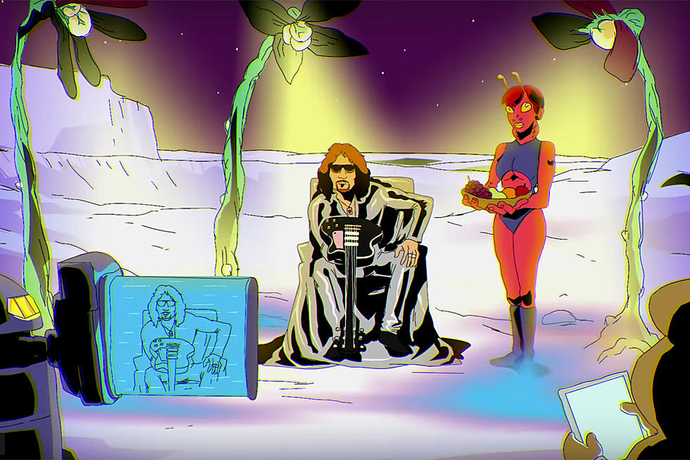Ace Frehley Goes in Search of Beloved Guitar in Animated &#8216;Mission to Mars&#8217; Video