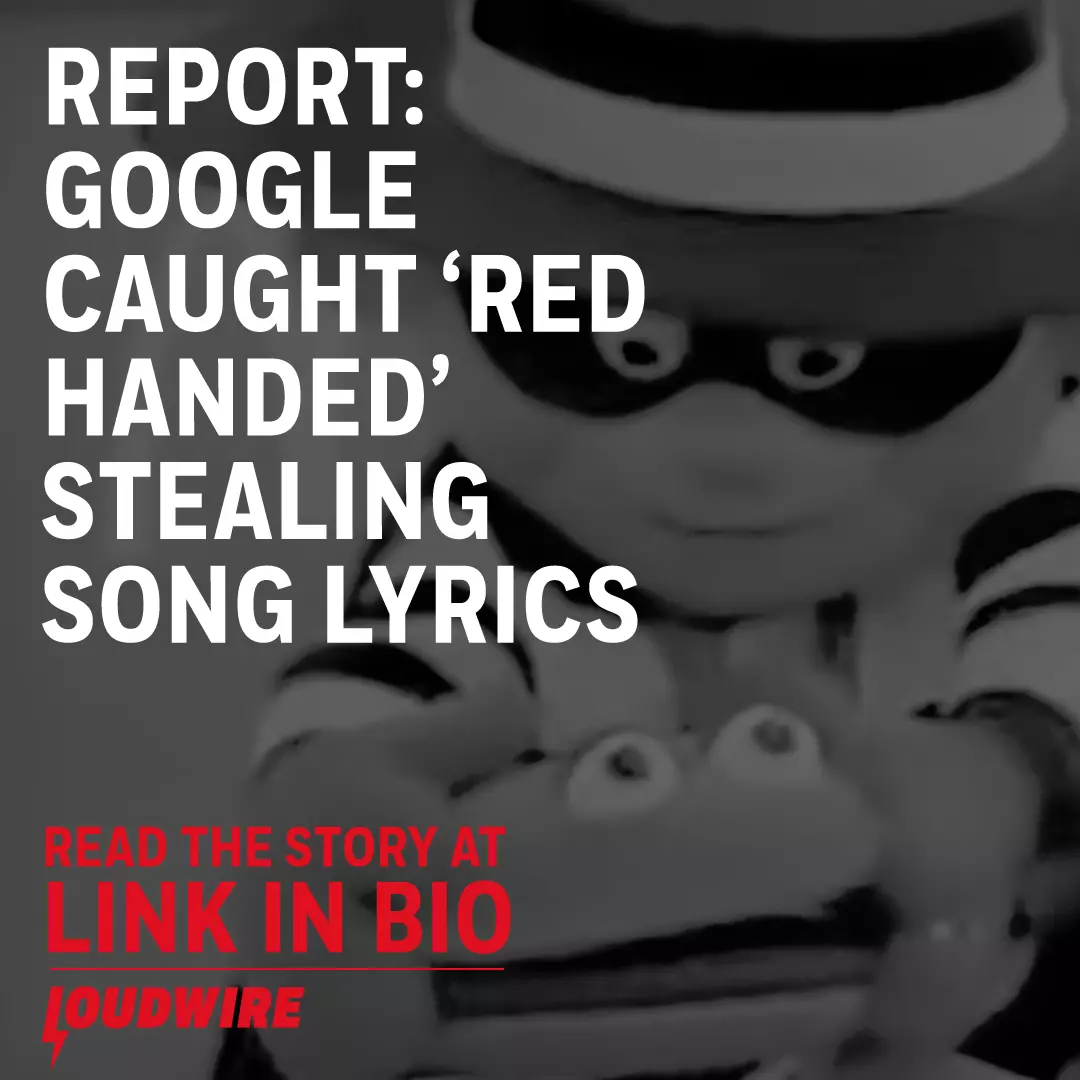 Report: Google Caught 'Red Handed' Stealing Song Lyrics