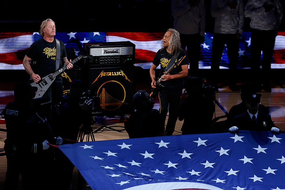 Watch Metallica&#8217;s National Anthem Performance From Game 3 of NBA Finals