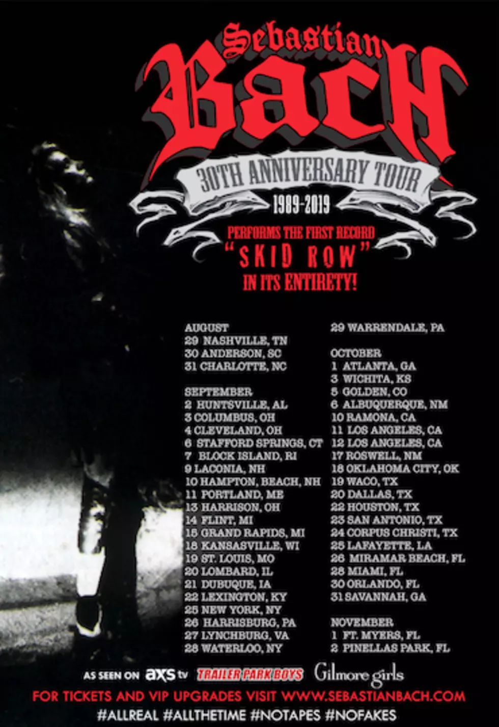Sebastian Bach Tour