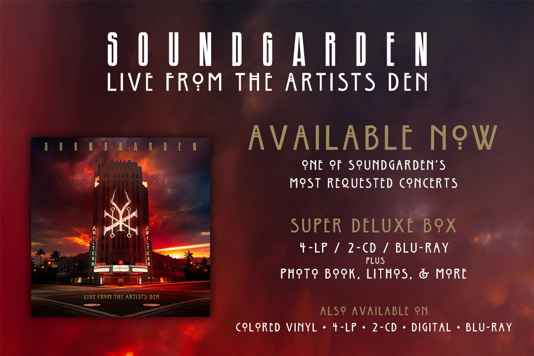Soundgarden Release 'Live From the Artists Den'