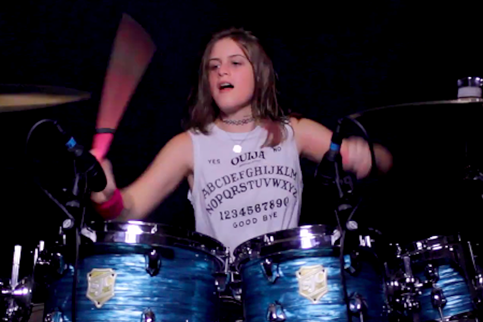 This 14-Year-Old Plays a Monstrous Drum Cover of Slipknot&#8217;s &#8216;Unsainted&#8217;
