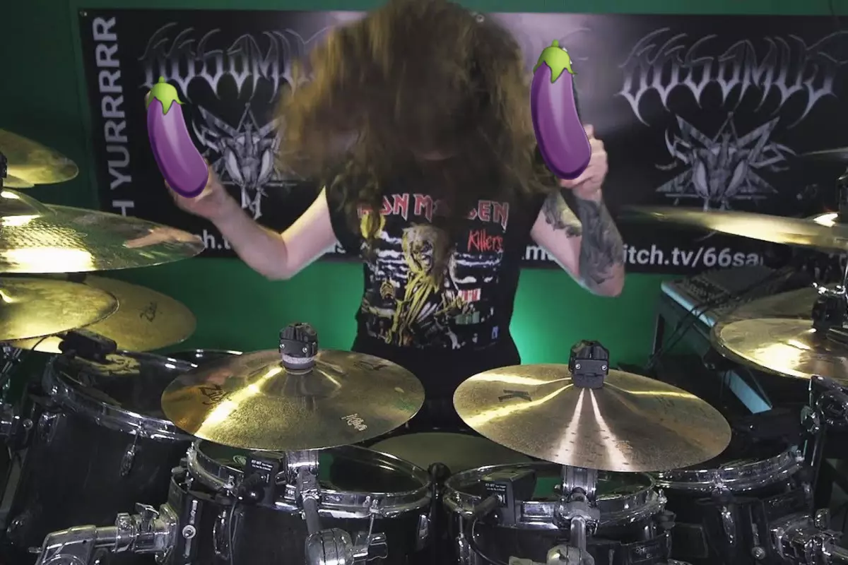 NSFW: The AC/DC 'Back in Black' Dildo Drum Cover