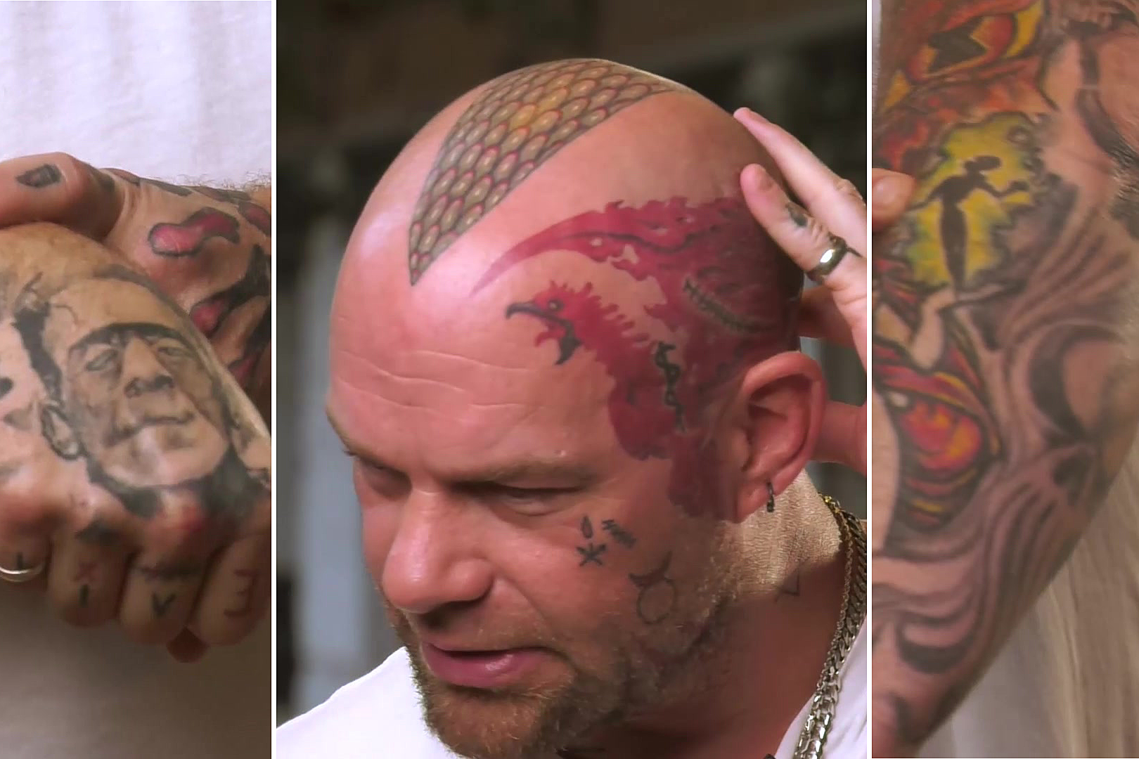 COREY TAYLOR Wont Be Joining Face Tattoo Club Says They Make You Look  Like A Shitty Notebook from High School
