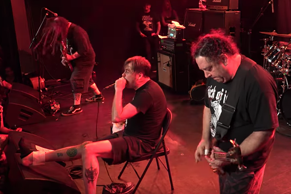 Napalm Death Singer Injures Ankle Onstage, Finishes Tour Sitting