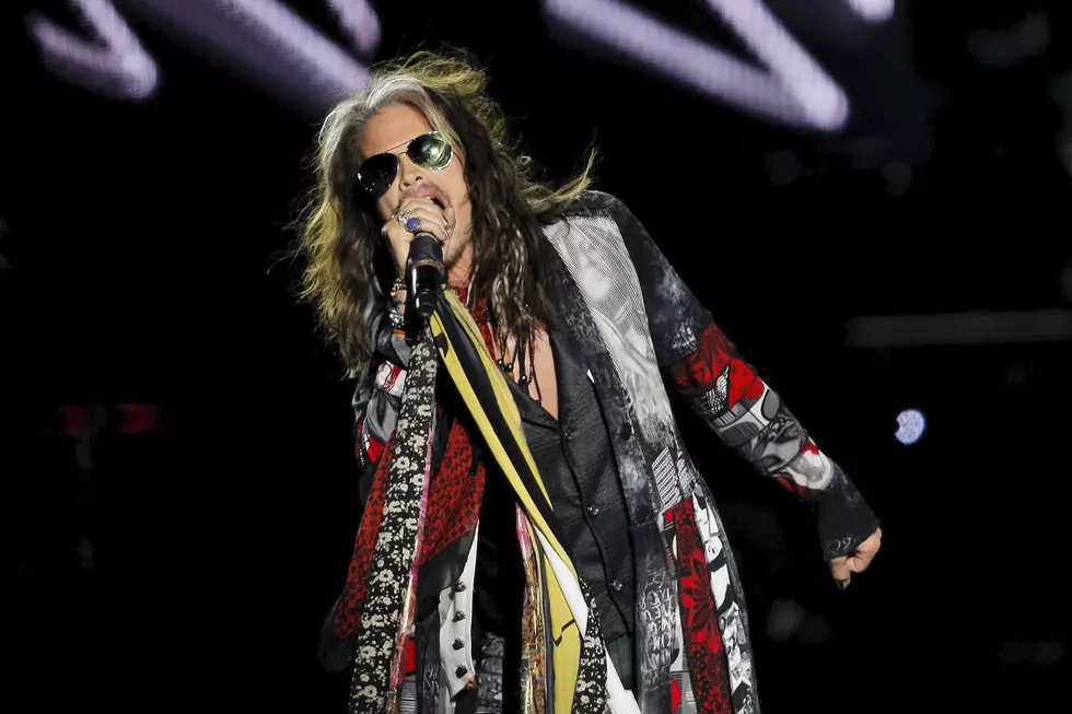 Aerosmith&#8217;s Steven Tyler Humps a &#8216;Fan&#8217; Onstage, His Daughters Cringe