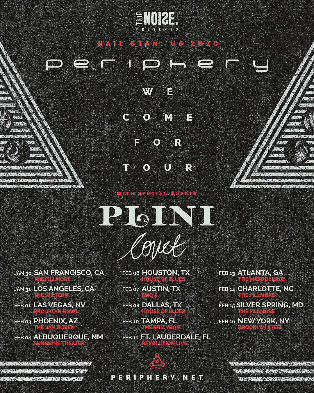 Periphery Extend 'Hail Stan' Tour With 2020 U.S. Dates