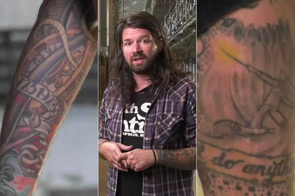 Taking Back Sunday Singer Tried Tattooing Himself...Twice