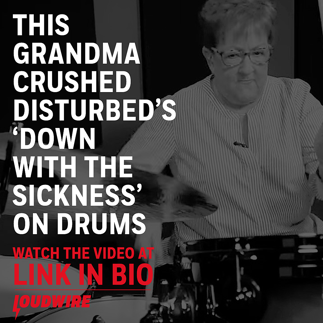 This Grandma Crushed Disturbed Down With The Sickness On Drums