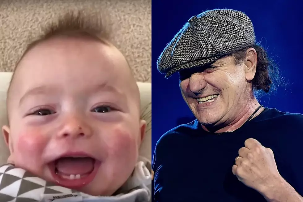 Watch This Baby Do a One-Man Cover of AC/DC’s ‘Thunderstruck’
