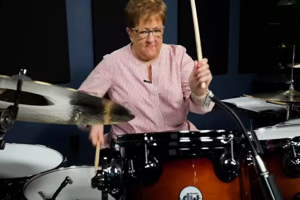 &#8216;Badass&#8217; Grandma Rocks Drum Covers of Slipknot, Disturbed + Paramore