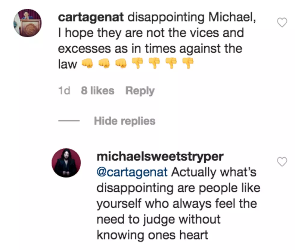 Instagram: MichaelSweetStryper