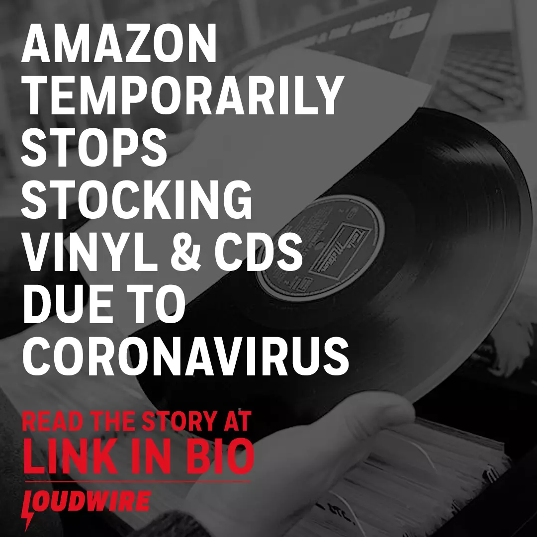 Amazon Temporarily Stops Stocking Vinyl + CDs Due to Coronavirus