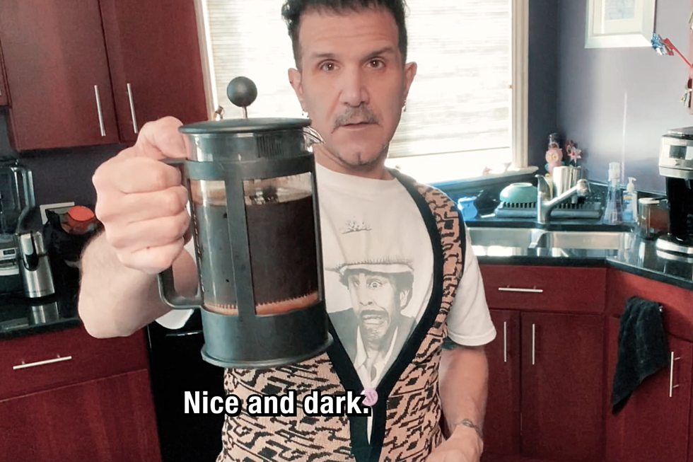 Anthrax&#8217;s Charlie Benante Cosplays as Ferris Bueller While Making Quarantine Coffee