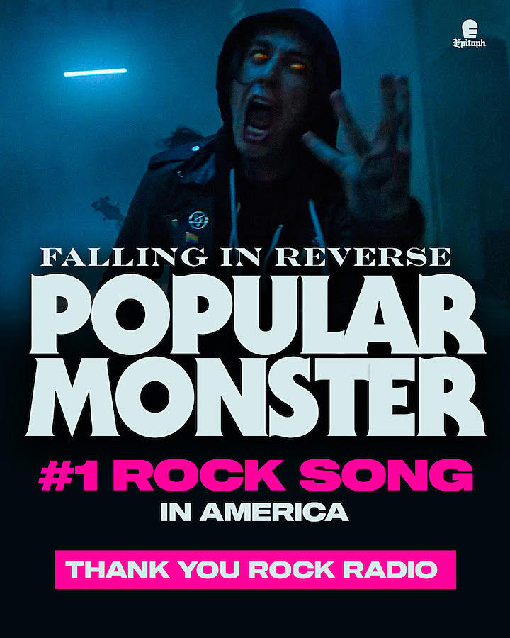 Falling in Reverse Hit Radio Milestone With 'Popular Monster'