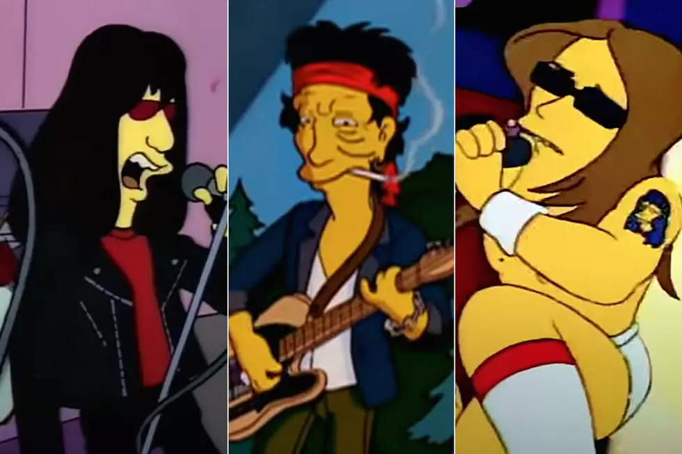 See What 28 Rock + Metal Stars Look Like in &#8216;The Simpsons&#8217; Episodes