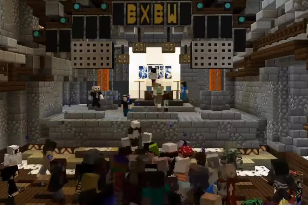 Dam Pjece opfindelse Virtual 'Wall of Death' Erupts in 'Minecraft' Music Fest Mosh Pit