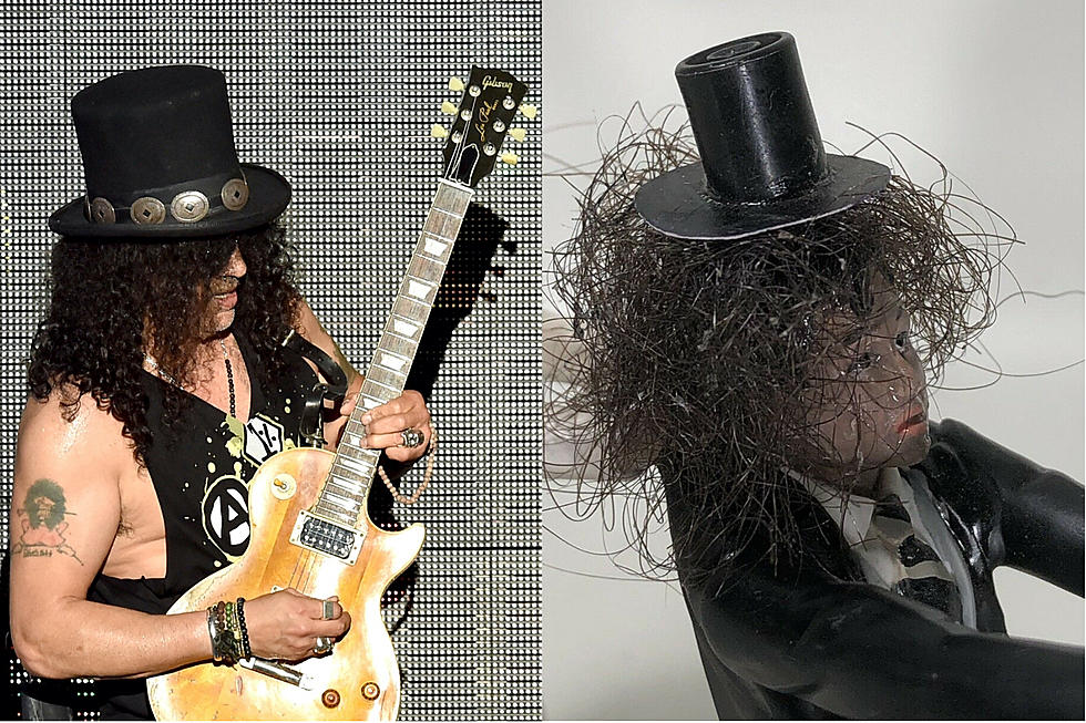 Slash&#8217;s Real Hair Accents Guns N&#8217; Roses Wedding Cake Topper on eBay