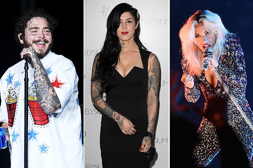 15 Celebrities With Rock + Metal Band Tattoos