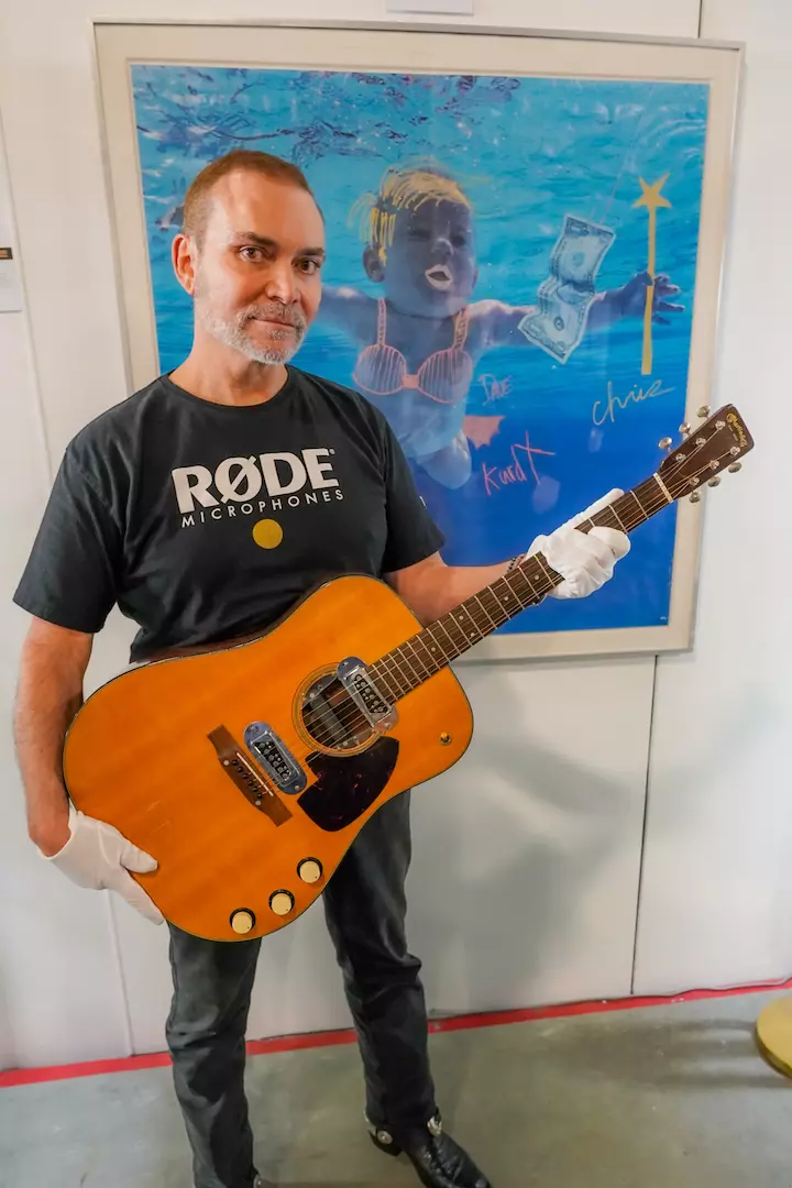 Kurt Cobain's Nirvana 'MTV Unplugged' Guitar Sells for $6 Million
