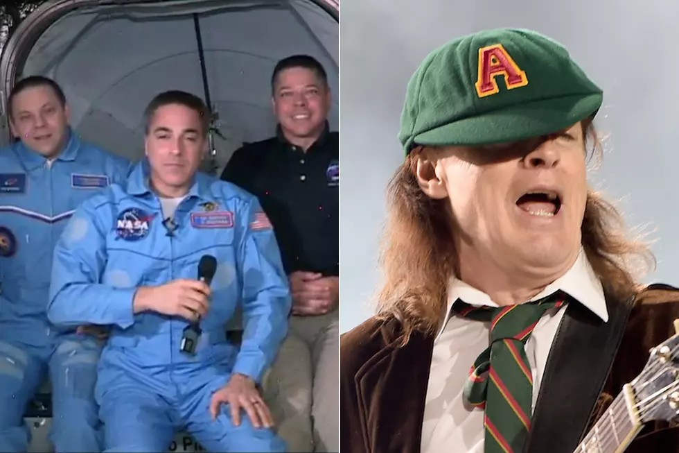 Astronauts Listen to AC/DC’s ‘Back in Black’ at SpaceX Launch