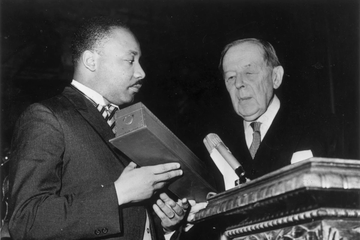 Martin Luther King Jr. Accepts Nobel Peace Prize