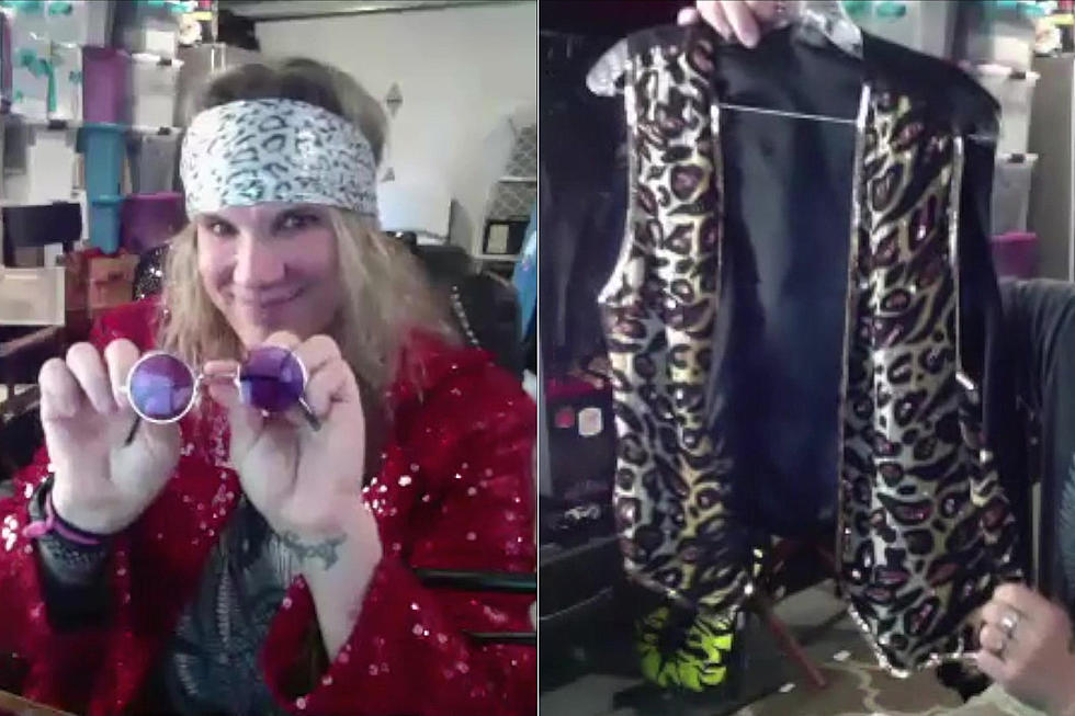 Steel Panther's Michael Starr Gives Tour of Hair Metal Wardrobe