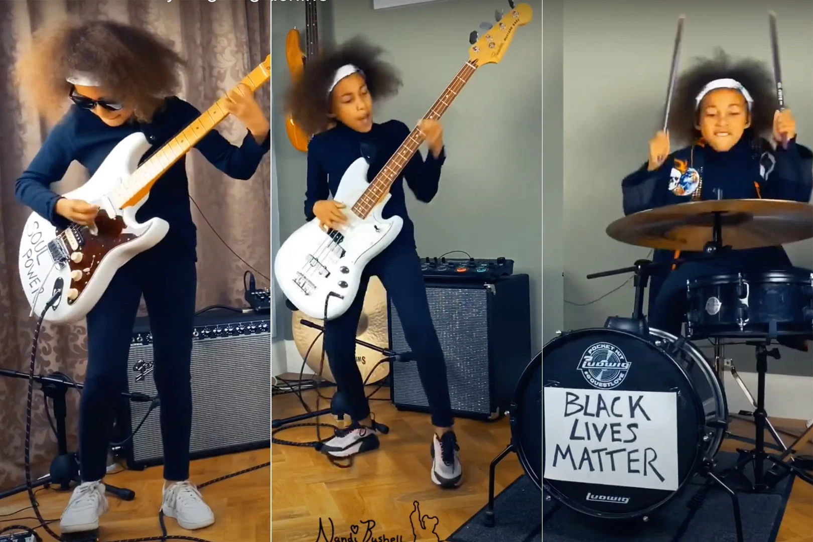 10-Year-Old Girl Rocks Rage Against the Machine for BLM Salute
