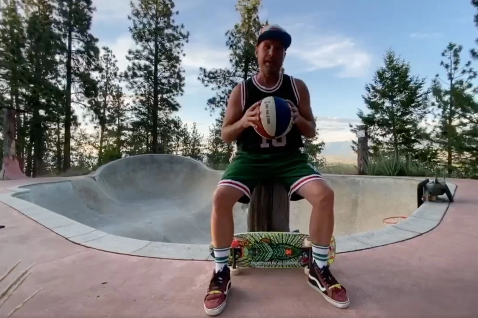 Jeff Ament Performs Basketball 'Trick Shot' for ALS Challenge