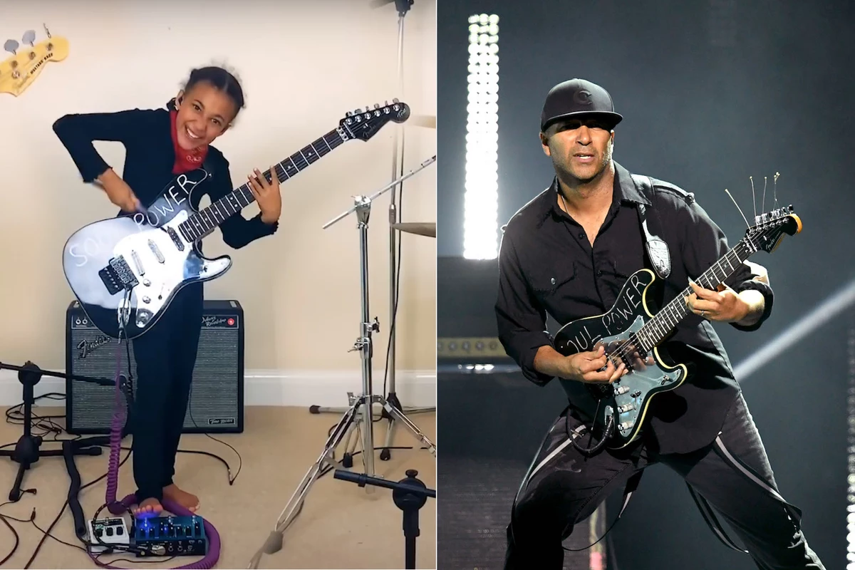 10-Year Old Musician Plays Audioslave on Guitar From Tom Morello