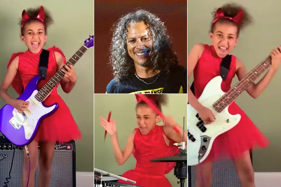 Kirk Hammett Blown Away by 10-Year-Old&#8217;s Metallica &#8216;Enter Sandman&#8217; Cover