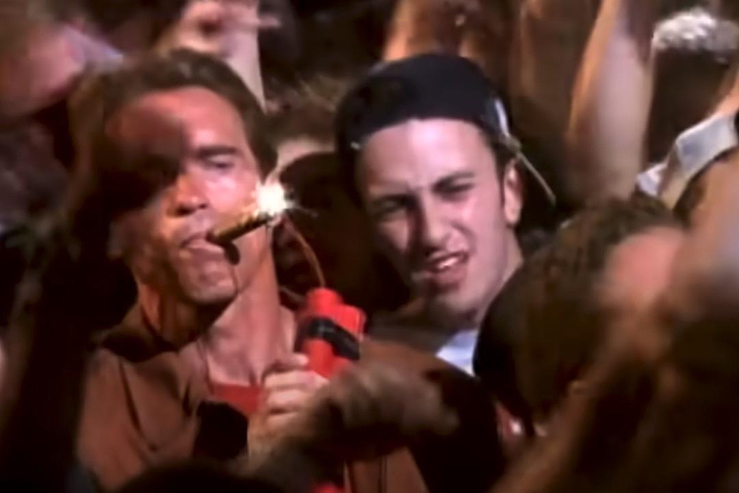 That Time Shavo Odadjian + Schwarzenegger Were in an AC/DC Video