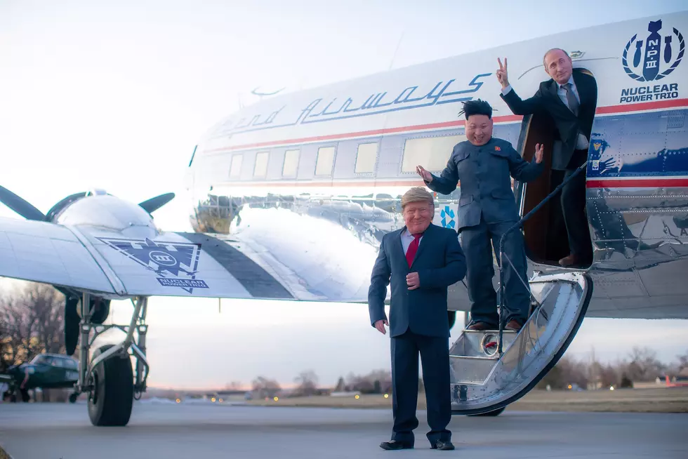 Putin, Trump + Kim Jong-Un Unite as Instrumental Shred Band Nuclear Power Trio