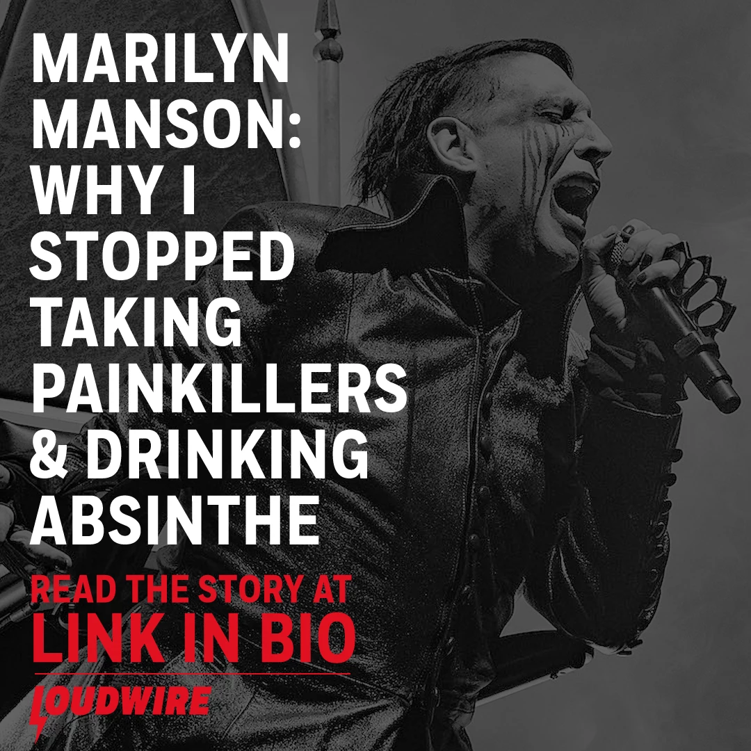 Marilyn Manson reveals why he stopped drinking absinthe