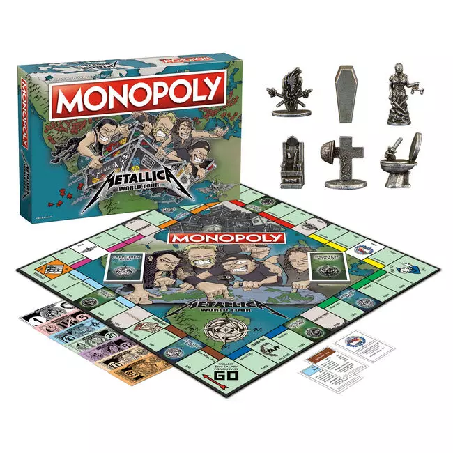 Metallica Monopoly Returns for Second Edition of Branded Game