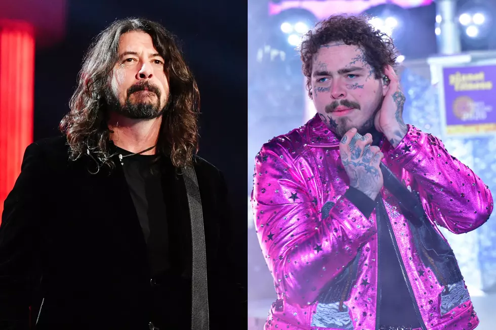 Dave Grohl Dances, Takes Photos at Post Malone Show