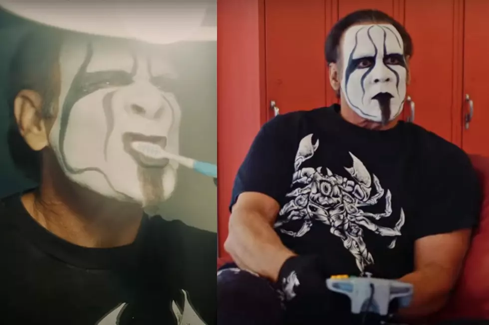 Wrestling Icon Sting Brushes His Teeth + Plays N64 in Depressing Islander Video