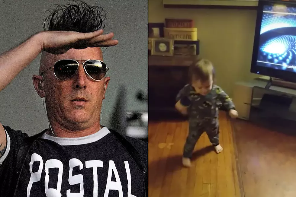 Adorable Toddler Loves Tool, Can't Stop Dancing