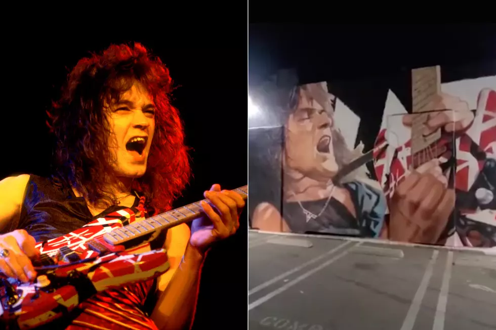 Massive Eddie Van Halen Mural at Hollywood Guitar Center Unveiled on Late Legend&#8217;s Birthday