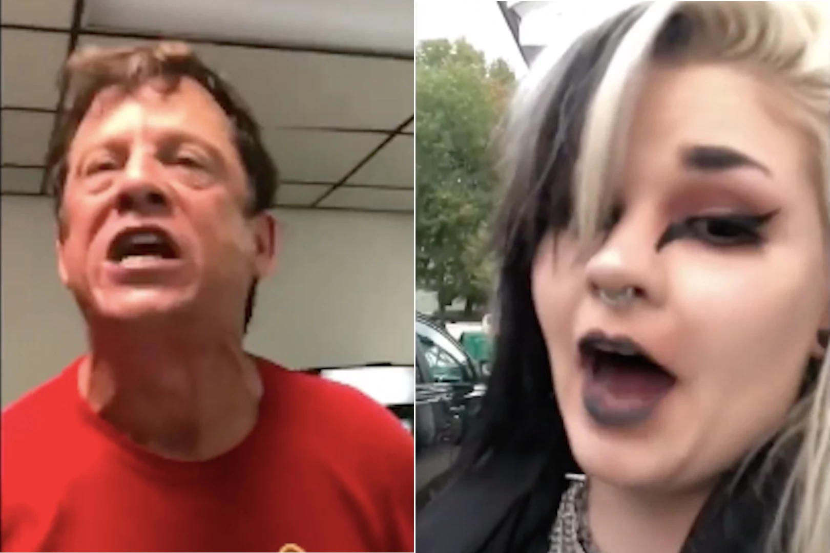 Christian Restaurant Owner Goes Absolutely Psycho on Goth Girl picture