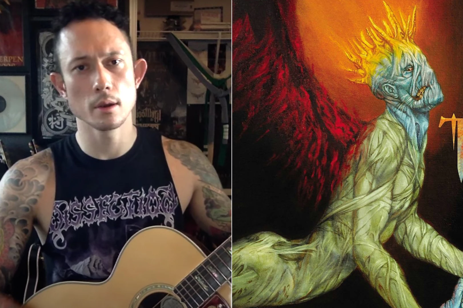 TRIVIUMs Matt Heafy Covers What The Dead Men Say Acoustically