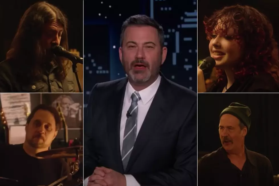 Dave Grohl + Daughter Violet, Dave Lombardo, Krist Novoselic Play Classic Punk Cover on &#8216;Kimmel&#8217;
