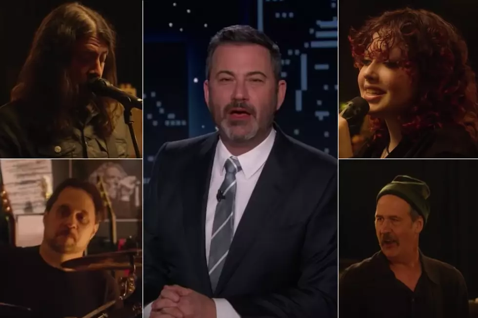 Grohl + Daughter, Lombardo, Novoselic Play Punk Cover on 'Kimmel'