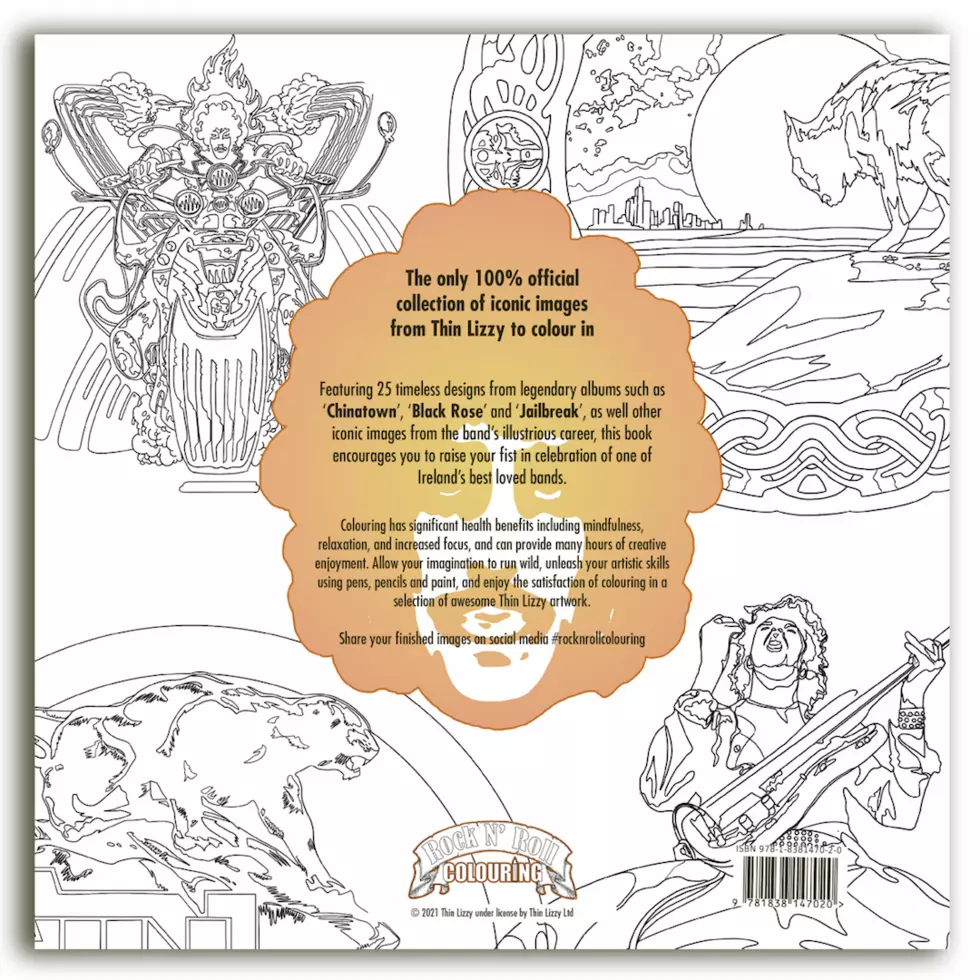 Thin Lizzy Coloring Book