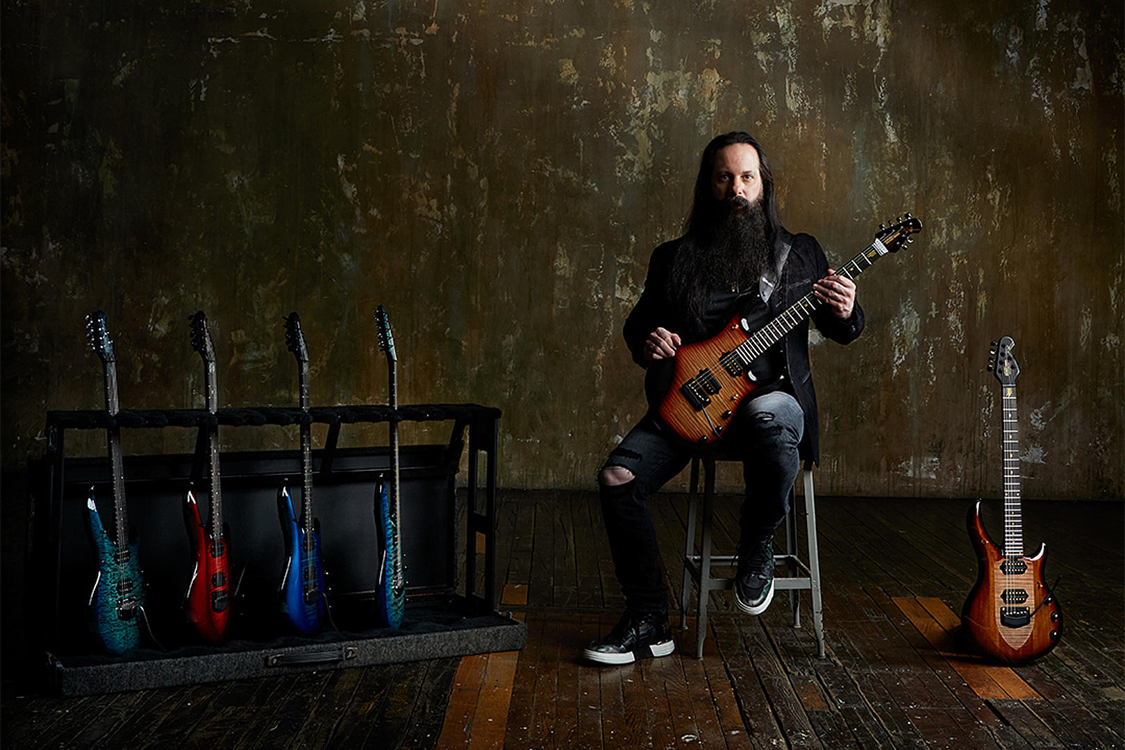 John Petrucci + Ernie Ball Music Man Announce Guitar Line