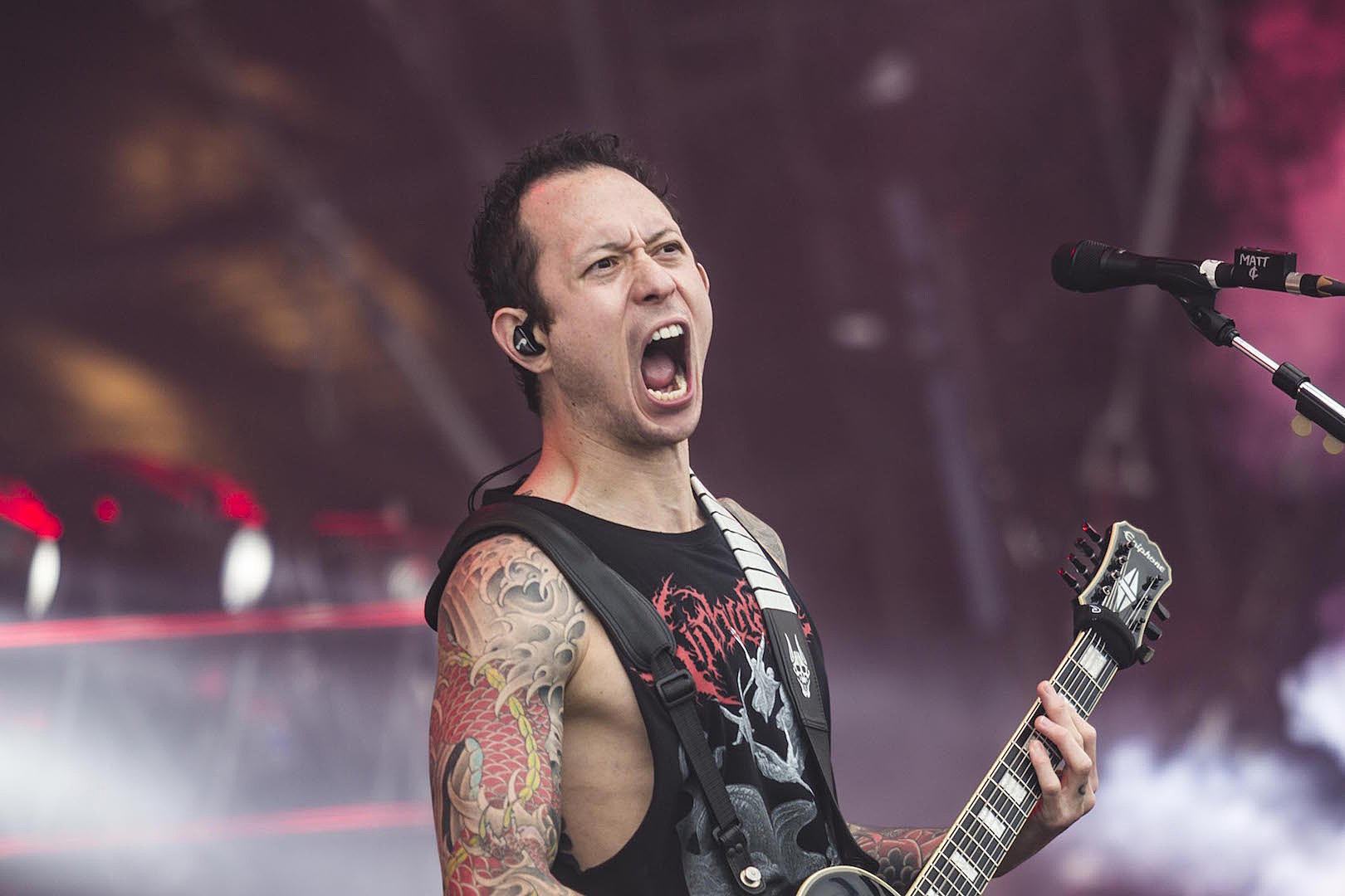 Trivium Frontman Is Tattooing His Entire Body Heres What It Looks Like  Right Now  Music News  UltimateGuitarCom