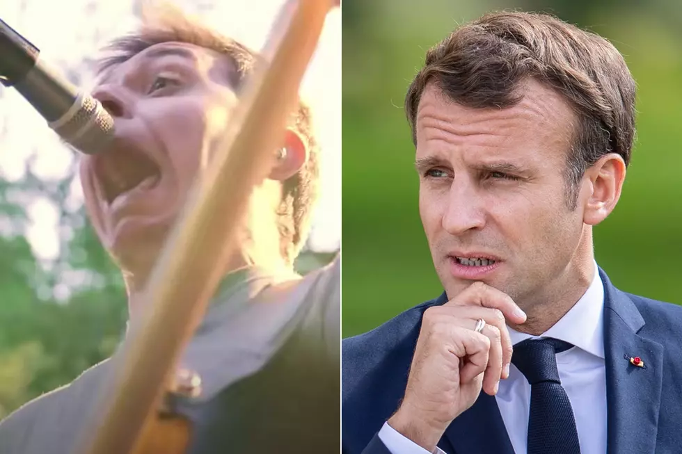 Metal Band Plays Brutal Lullaby for French President at His Palace