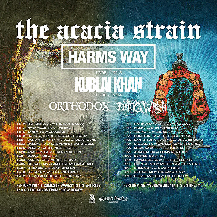 The Acacia Strain to Revisit Two Albums on 2021 Tour
